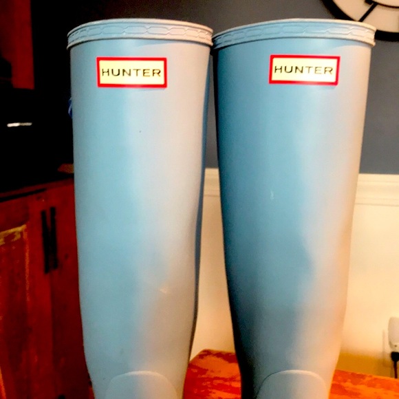 Hunter Womans Tall Boots WITH INSERTS!! - Picture 4 of 7